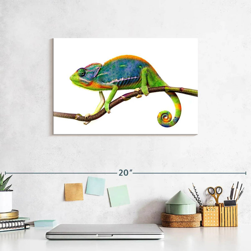 Still Chameleon, 8" H x 12" W
