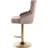 Bocana Swivel Upholstered Adjustable Height Counter Stool with Metal Frame-515751255-497997009