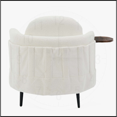 Fauteuil simple confortable avec accessoires polyvalents pour la détente
