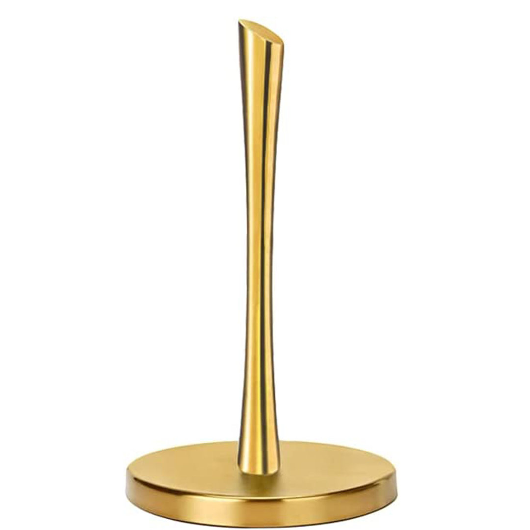 Stainless Steel Freestanding Paper Towel Holder Everly Quinn
