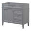 Meuble-lavabo de 36 po sans lavabo supérieur, armoire de rangement moderne avec 2 tiroirs et un tiroir basculant, structure en bois massif-1867959514-1867959517