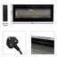 Symple Stuff 130cm W Black Electric Fireplace