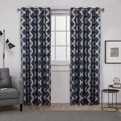 Semi Sheer Curtain Pair