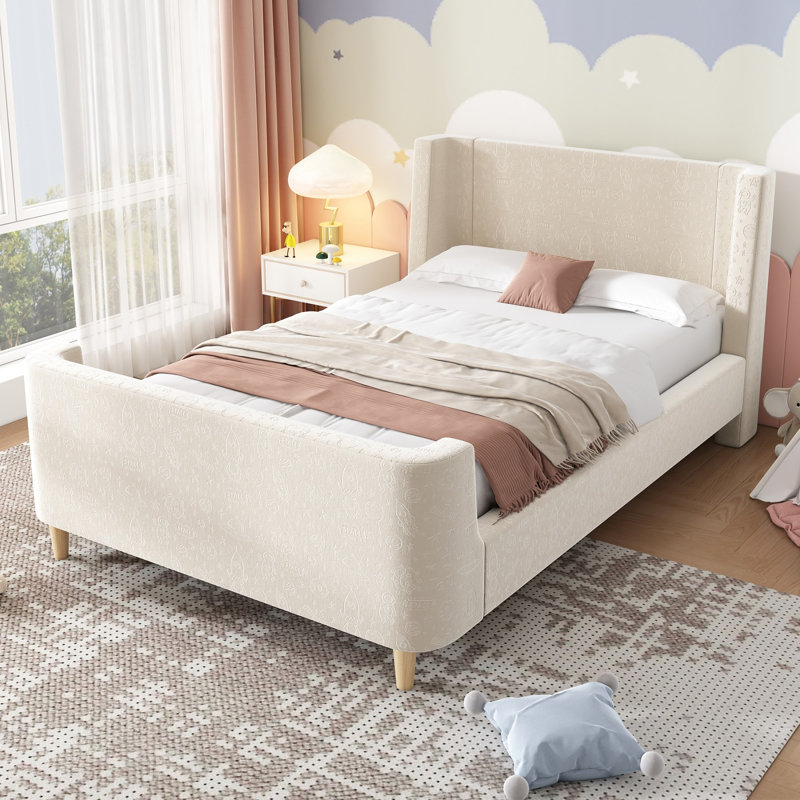 Single (3') Bed Frame, Beige