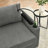 Modern Sofa Bed With Storage, 2 Ottomans-1963845417
