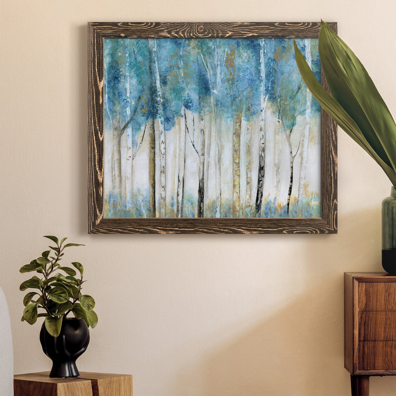 Magical Wood - Peinture sur toile encadrée, H 20 po x l 17 po x P 1,5 po, Noyer