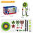 Backyard Axe Throwing Game for Families, Includes 2 Axes, 4 Darts & Foldable Target Board