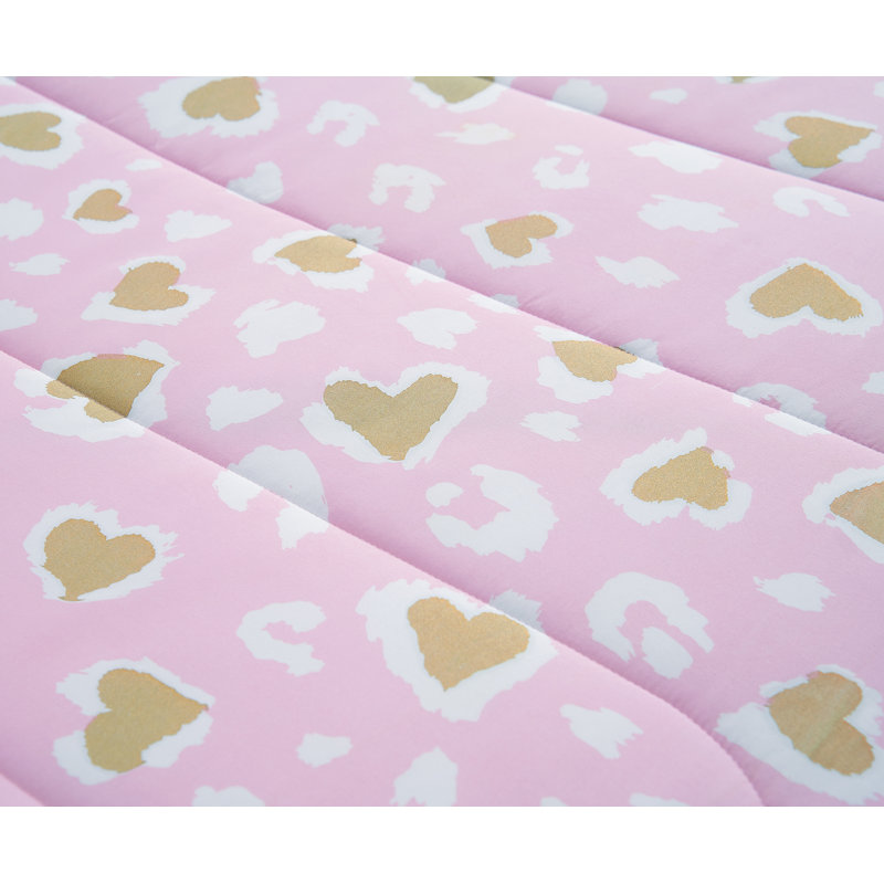 Lily Comforter Set, Full Comforter+2 Standard Shams+1 Throw Pillow