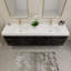 Ensemble de meuble-lavabo double mural 83,4 "-70381374