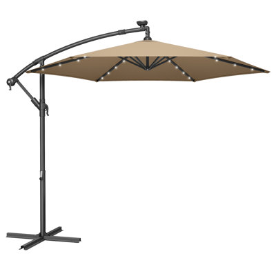Piqua 300cm Lighted Market Parasol