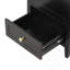 Meuble-lavabo de 20 po avec lavabo, armoire de salle de bain avec porte à fermeture douce, support de rangement et tiroir, noir-67742565