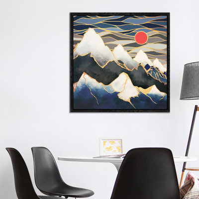 Ice Mountains - Print on Canvas