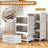 3-tier Stackable Storage Bins 33-gal Collapsible Storage Boxes With Lid Organizer