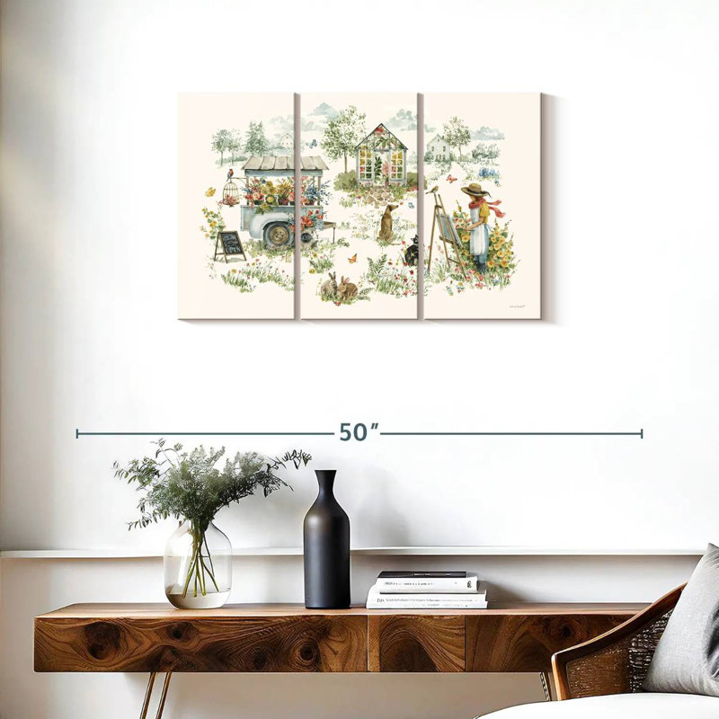 Blissful Moments I, 20" H x 33" W