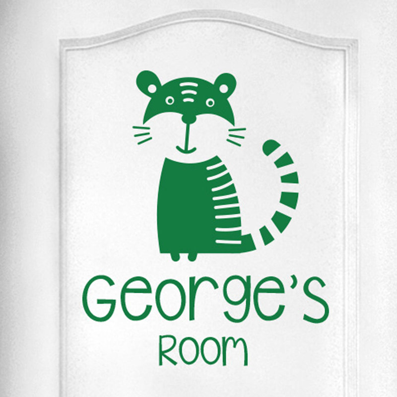 Animals Wall Decal, Green
