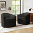 Aunna 78.2Cm Wide Swivel Barrel Chair