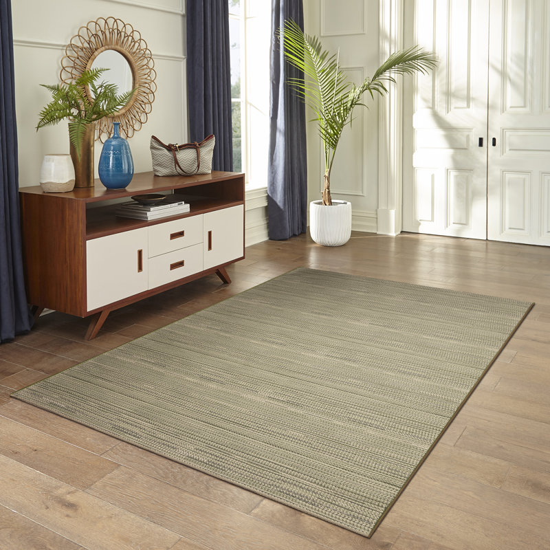 Gapland Abstract Indoor / Outdoor Rug, Rectangle 3'3" x 4'11"