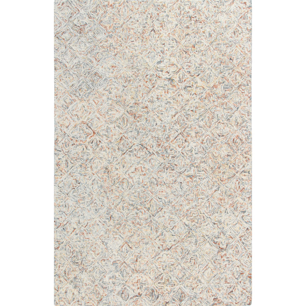 CompanyC Barranco Hand Tufted Wool Gray/Yellow/Orange Area Rug & Reviews Perigold