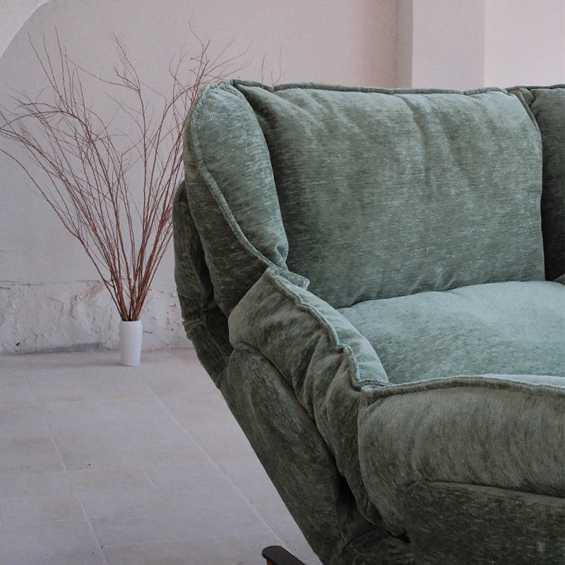 Ergonomic Adjustable Metal Frame Rocking Chair
