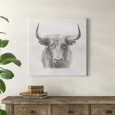 «Black Bull», peinture sur toile