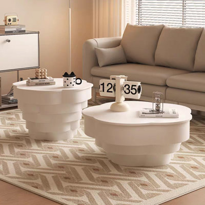 Table basse Cream Wind Creative Petal Cloud