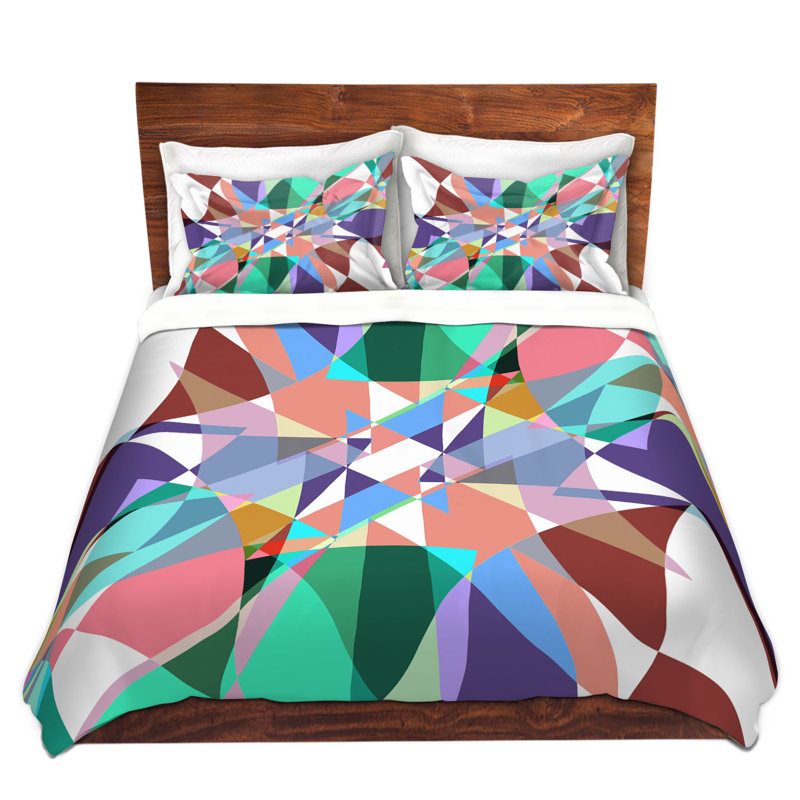 Ensemble de housse de couette en microfibre DiaNoche par Ruth Palmer - Shape Pinch
