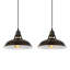Luminaire suspendu simple brun clair 10,6 po 10,6 po-675284152