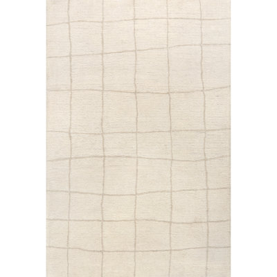  Tapis en laine à carreaux Cove
