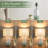  23" Modern Green and White Ceramic Table Lamp with 3-Way Dimmable Lighting for Living Room Bedroom and Study-1052132878