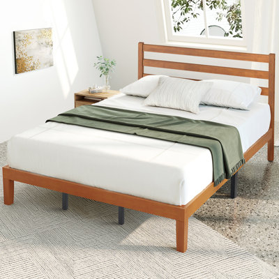 Solid Wood Low Profile Platform Bed