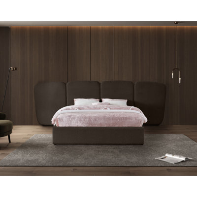 Lit plateforme tapissier Jandre