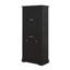 Armoire de salle de bain avec panier à linge caché, tiroir et 3 portes, armoire de salle de bain avec tablette réglable-1507009912