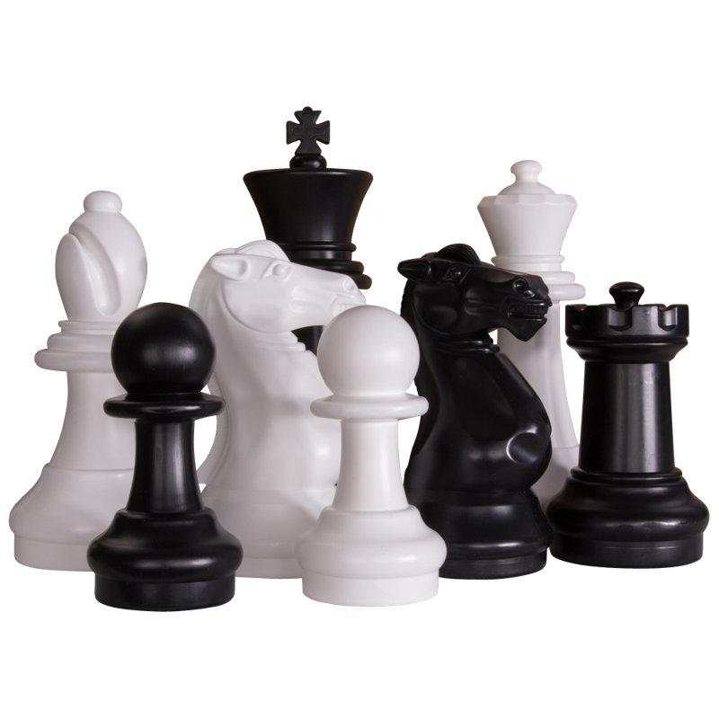 16" Giant Plastic Chess Set with Plastic Board