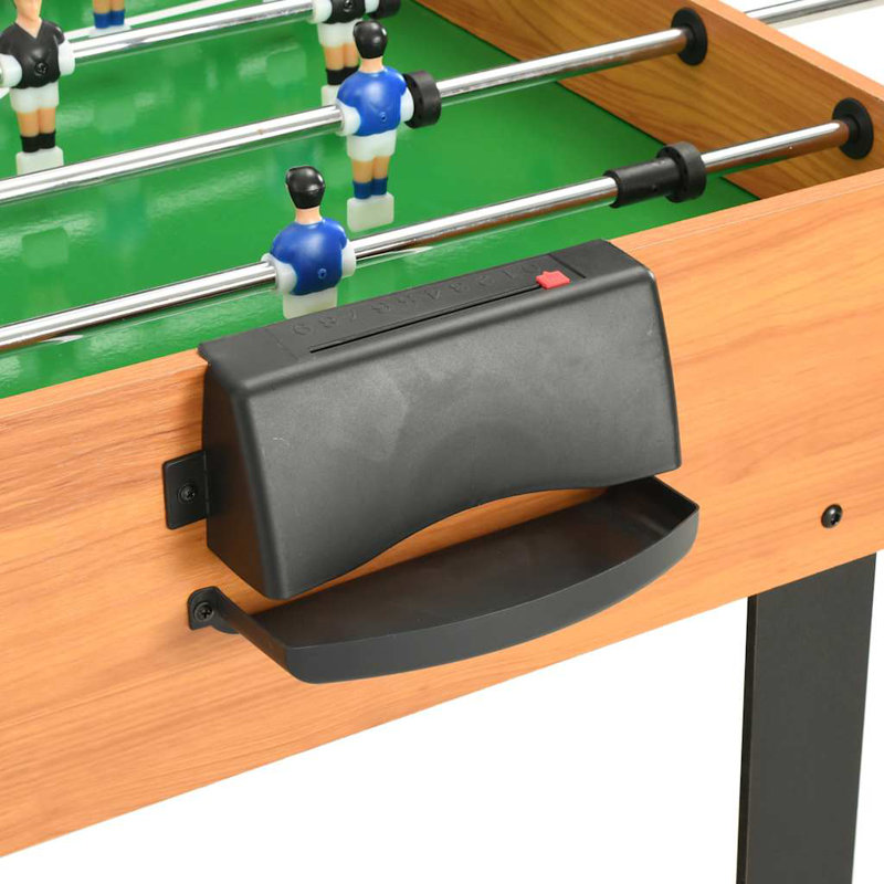 Vidaxl 15-In-1 Multi Game Table 47.6X24.0X32.3" , Brown