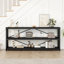 Table de 70 po avec console industrielle 70 po, tables d'entrée de style campagnard à 3 niveaux avec couloir derrière le canapé, table de canapé pour la maison et le salon-1228521834-1226337285
