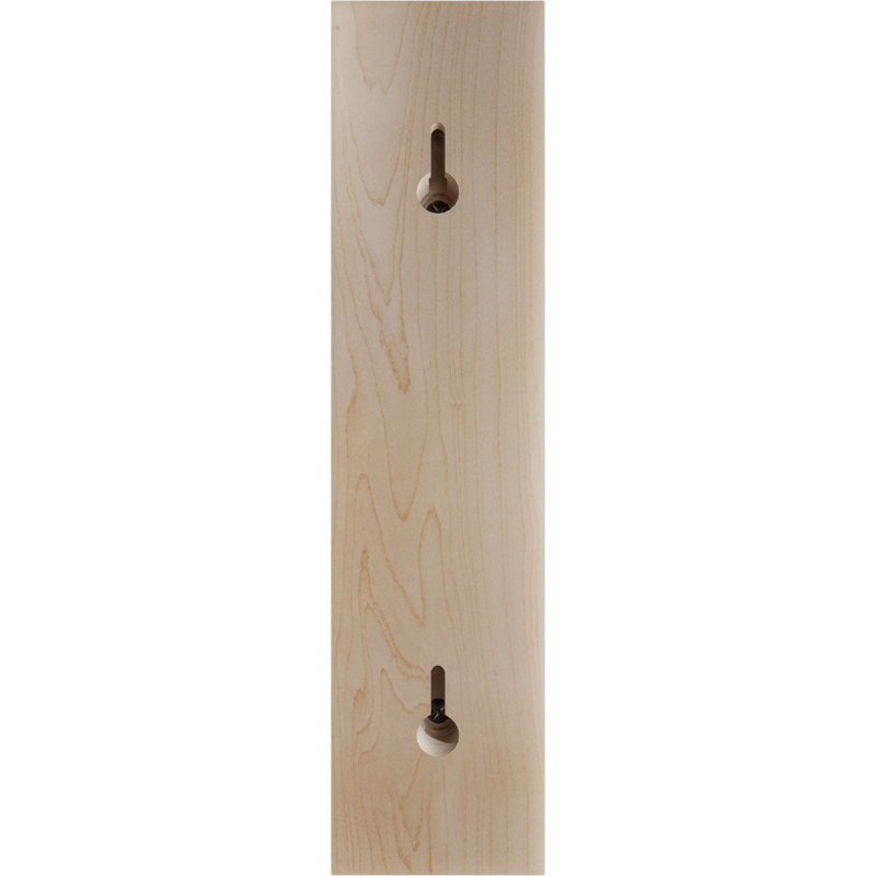 Support en bois pour tablette Reece, Érable, H 10,25 po x l 2,5 po x P 10,75 po