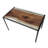 Alieza Glass Top Metal Base Dining Table-1470113056