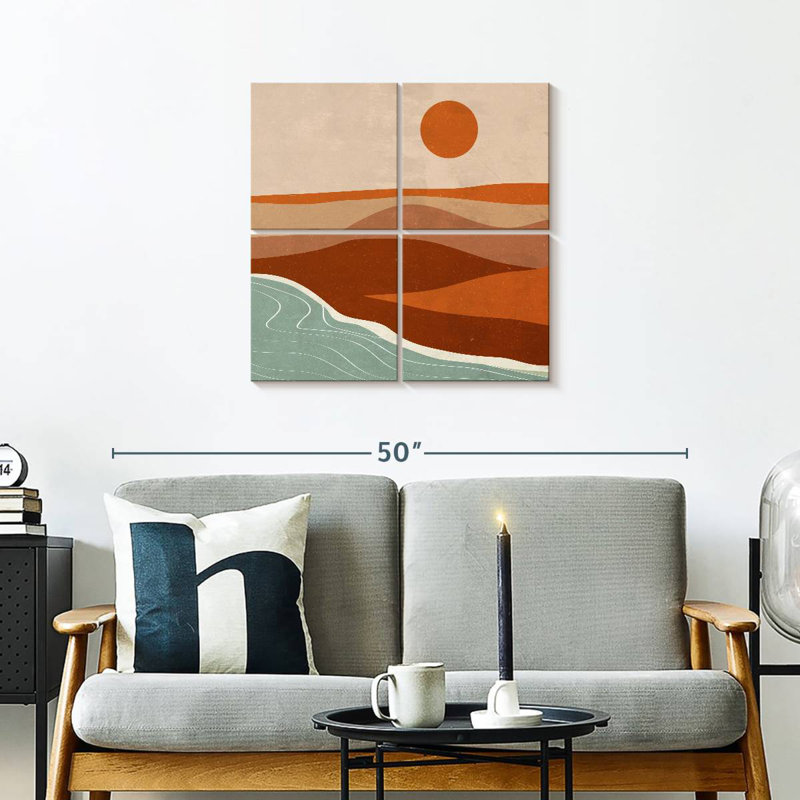 Paysage Boho Avery, H 26 po x l 26 po