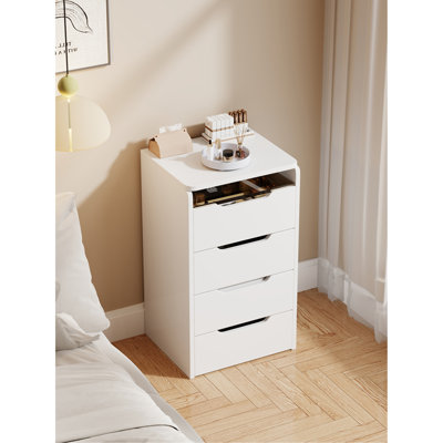 (48CM) 3 in 1 Vanity Desk with Plip Top Mirror, Small Make Up Vanity Set with Visible Glass Desktop, Compact Makeup Vanity with 3 Drawers, Dressing Table for Bedroom