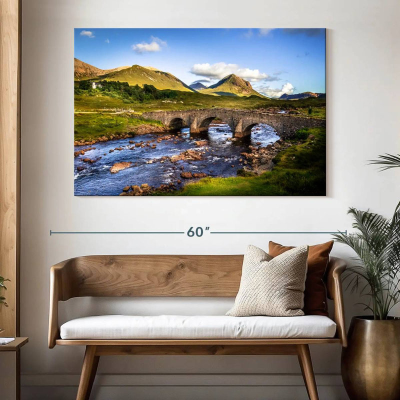 Lilie Sligachan Old Bridge, 34" H x 51" W