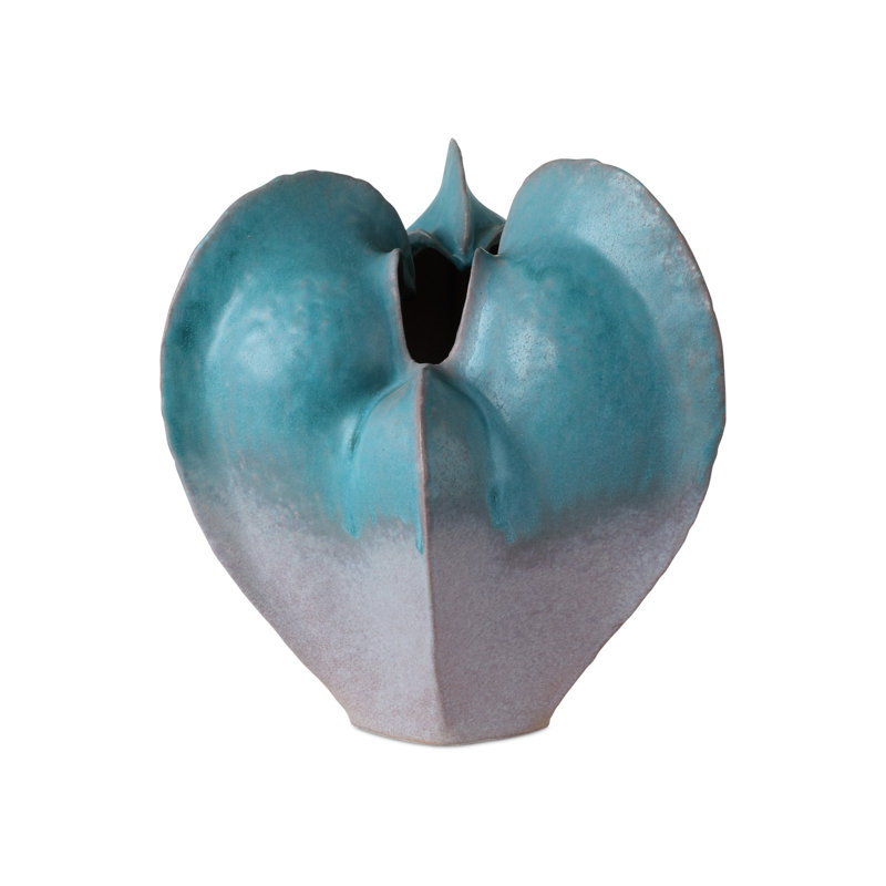 Free-Form Blue Vase