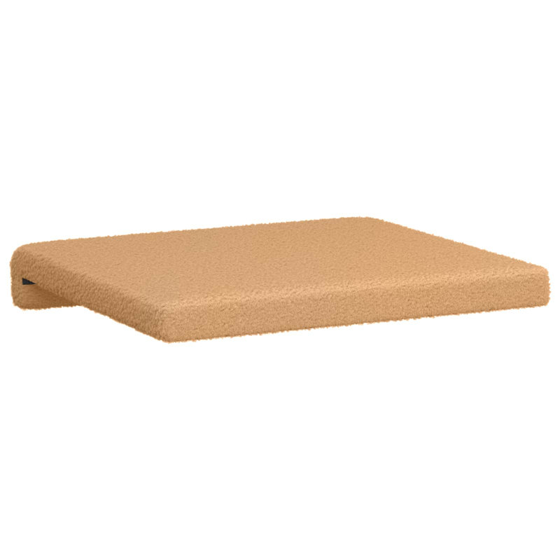  Bench Cushion Sherpa Fabric Modern Indoor Seating Pad Hallway Comfort, 4, 40 cm W x 38 cm D, Beige