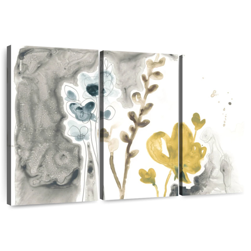 Harnek Navy Garden Inspiration II, 20" H x 33" W