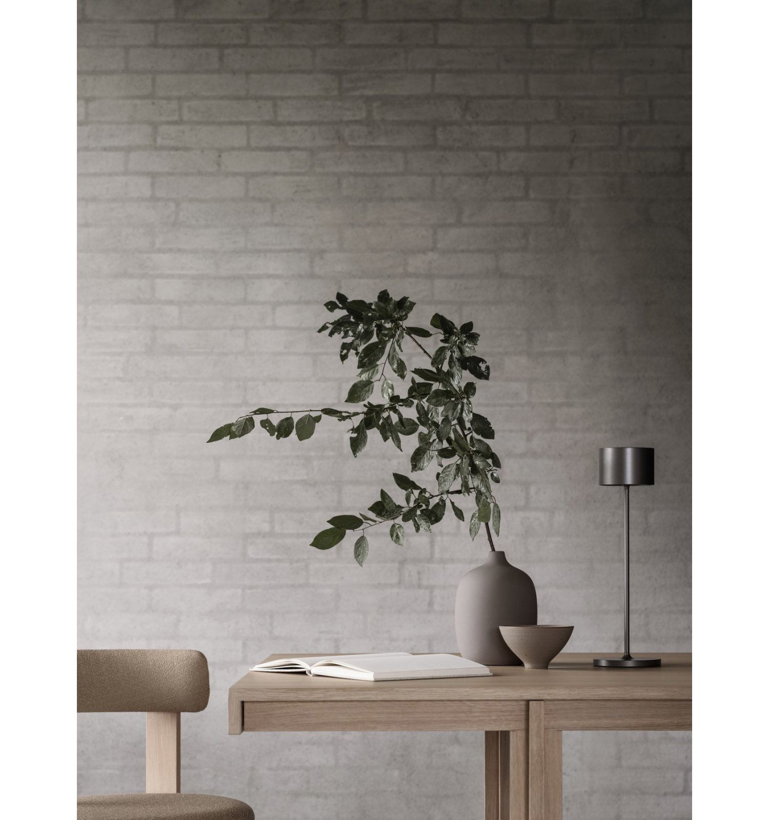 Farol Table Lamp, Gunmetal