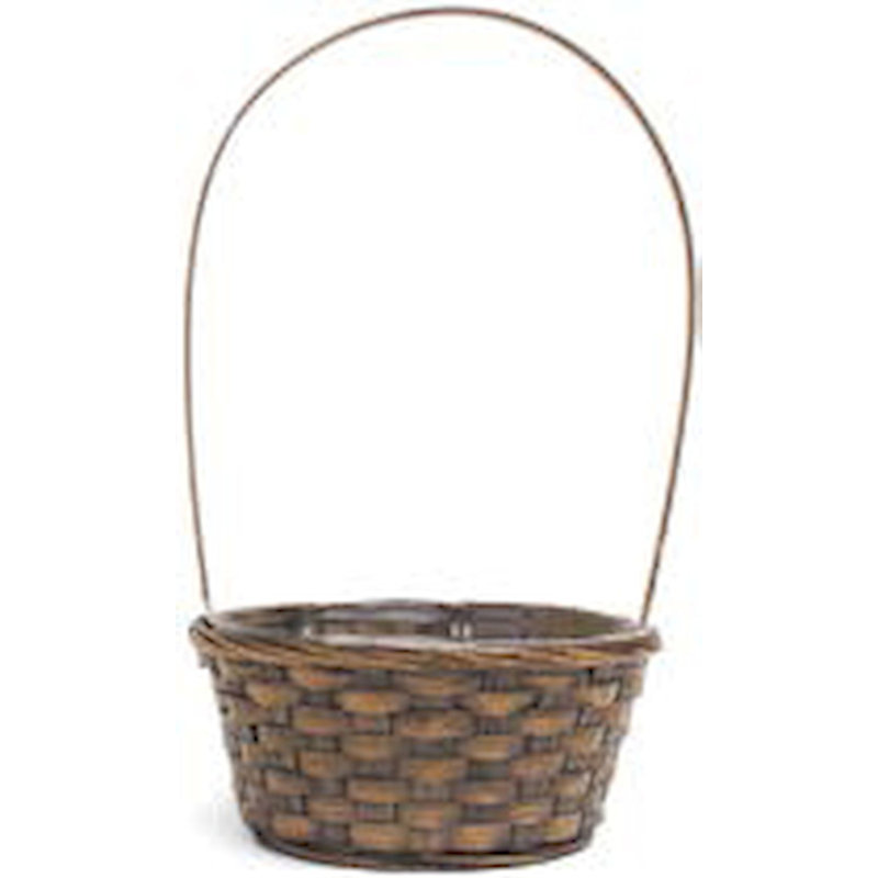 Panier à mèches/en rotin, H 4 po x l 7,75 po x P 14 po, Brun