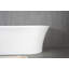 Crystal 59'' x 29.5'' Freestanding Soaking Acrylic Bathtub