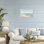 Giclée encadrée Sunlit Shoreline Horizon, design par Lazar Studio
