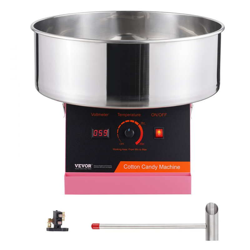 Electric Cotton Candy Machine:This cotton candy maker is perfect for various parties and is suitable for most kinds of sugar.