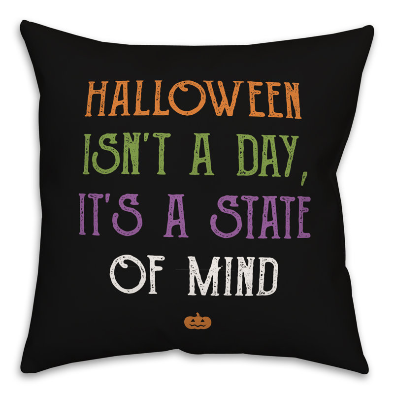 Coussin Halloween est un état d'esprit