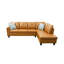 Faux Leather L-Shaped Sectional Left Hand Facing-87463985-81407052